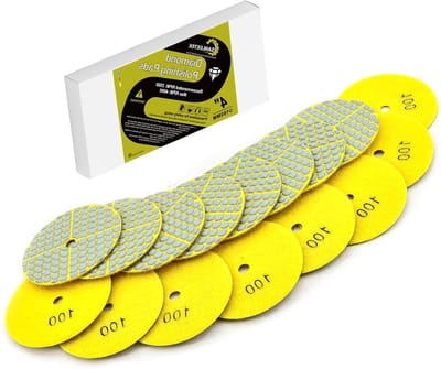 Diamant Polijstschijven - Polijstpads - Steen Polijsten - Droog Polijsten - 100 mm 8 stuks - N.v.t.
