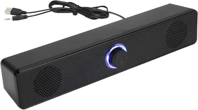 Draadloze Soundbar - Audiosysteem - Film & Gaming - Automatische Volume - Compact Formaat - Zwart