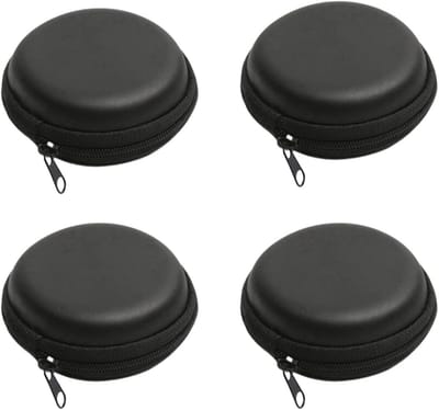Mini Hoofdtelefoon Opbergdoos - Harde EVA Hoes voor Bluetooth en Accessoires - Set van 4