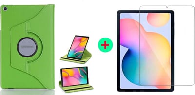 Hoesje Geschikt Voor Samsung Galaxy tab S6 lite 2022 Hoes Groen Draaibare Hoesje Case Cover tablethoes - Hoesje Geschikt Voor Samsung Galaxy Tab s6 lite 2022 Hoes 360 graden draaibaars bookcase