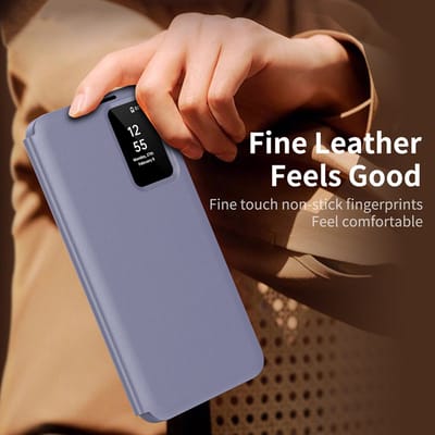 Techsuit - SmartView Series - Samsung Galaxy S25 - Purple