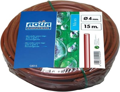 Micro Slang - Druppelslang Verlengstuk - Water Verdelen - Verhoogde Weerstand - 15 Meter - Bruin