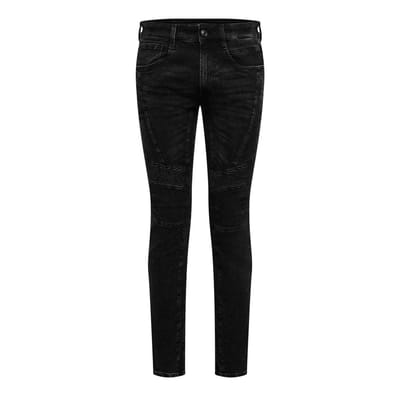 Replay Heren Zaldok Katoenmix Skinny Jeans (Grijs)
