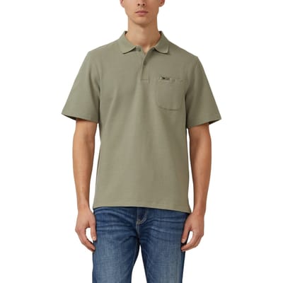 s.Oliver  Poloshirts Army Green Maat: XL | Poloshirts Outlet | Heren | Groen