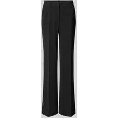 Regular fit stoffen broek met persplooien, model 'AMELIE GALLON'