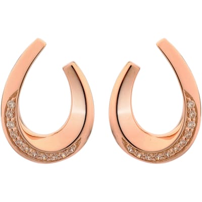 Orphelia 'Krista' Dames Oorbellen van 925 Sterling Zilver - Roze zo-7366