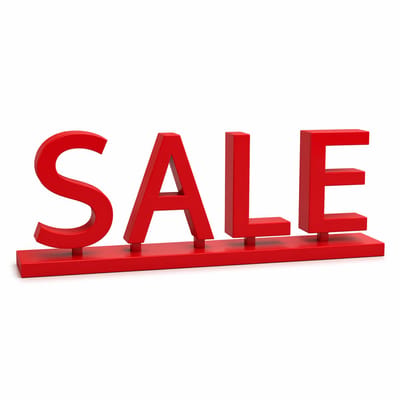 Sale Bord – Geschikt voor Winkels – 14 x 4 cm – Diverse Kleuren