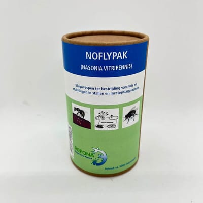 Refona NoFlyPak 5.000 stuks - sluipwespen tegen vliegen - Muscidifurax raptorellus