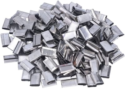 Dailygoody - Omsnoerclips - 260 Stuks - Duurzame Verpakking - IJzerfolie - Goede Houdcapaciteit - Voor PP-Folie - 12-16 mm