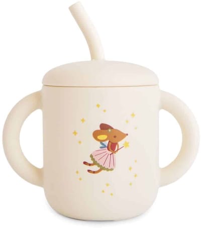 Mushie Training Drinkbeker met Rietje Fairy Mice