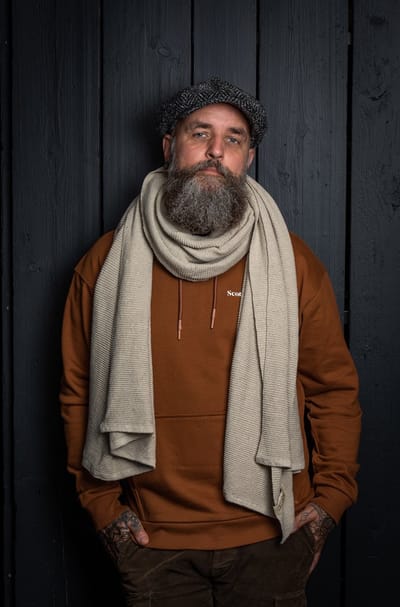 Sjaal Buffalo - Roomwit