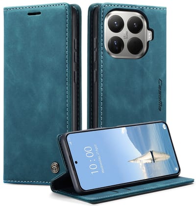 CaseMe Hoesje - Geschikt voor Xiaomi 15T Pro Hoesje - CaseMe 013 Book Case - Blauw