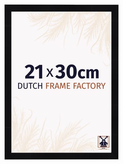 Fotolijst 21x30 cm - MDF - Zwart Hoogglans - Praag