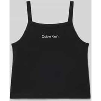 regular fit top met bandjes van viscosemix model 'PUNTO STRAP TOP'