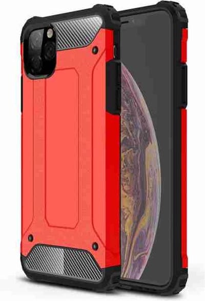 Cityhoesje-Anti Shock – iPhone 11 Pro – Backcover hoesje-Rood