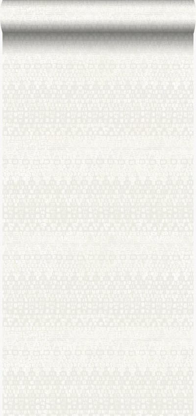 Origin Wallcoverings behang dierenhuid structuur wit - 53 cm x 10.05 m - 347351
