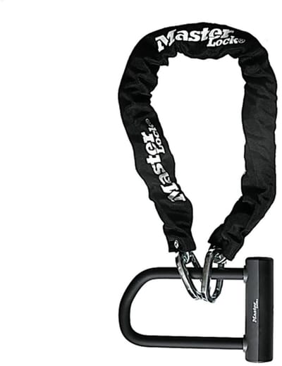 Masterlock U-slot met ketting - 10mm x 1m