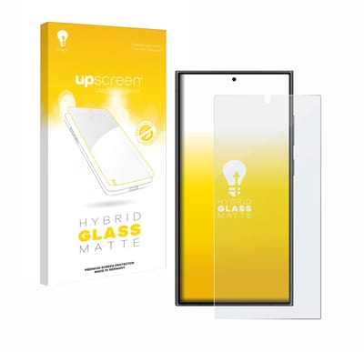 upscreen - Screenprotector voor Samsung Galaxy S24 Ultra - Folie Beschermfolie Beschermglas matte