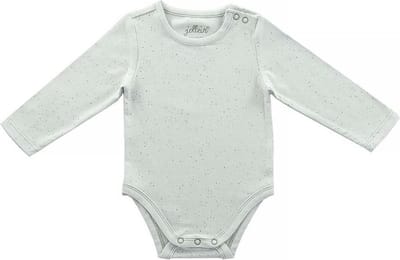 Jollein romper lange mouw Mini dots soft grey