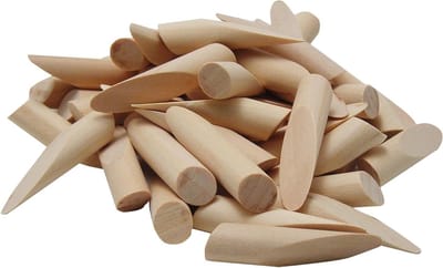 Pocket Hole Plugs - Houten Pluggen - Gaten Verbergen - FSC Gecertificeerd Hardhout - 50 Stuks - Natuurlijk Hout