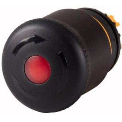 Eaton 271540 M22S-PVLT Stop-toets Verlicht Knop Zwart Draai-ontgrendeling 1 stuk(s)