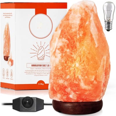 REN® Himalaya Zoutlamp - Zoutlamp - Oranje - ‎17cm x 17cm x 30cm