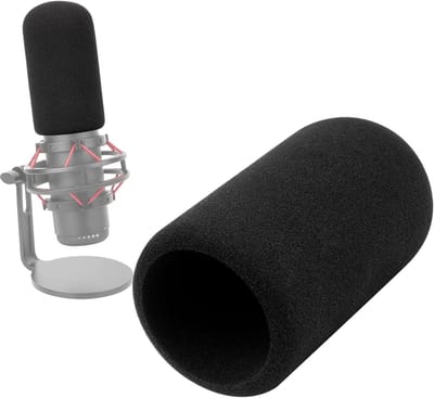 Popfilter en Windscreen voor Microfoons - Geluidsreductie en Bescherming voor HyperX QuadCast en QuadCast S - Ideaal voor Opnames en Streaming