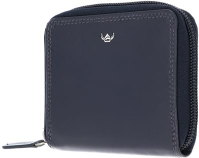 Golden Head Leren portemonnee Polo RFID Protect RV-Börse 3313 Marineblau donkerblauw