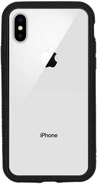 Apple iPhone XS Hoesje - Rhinoshield - CrashGuard NX Serie - Hard Kunststof Bumper - Zwart - Hoesje Geschikt Voor Apple iPhone XS