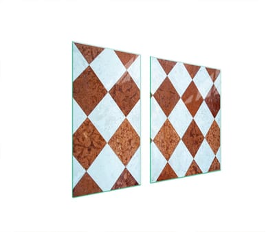 TMK ArtDeko - Glas Beschermplaat Fornuis - 90x52 cm - Mozaïek - Geserveerde Dienblad