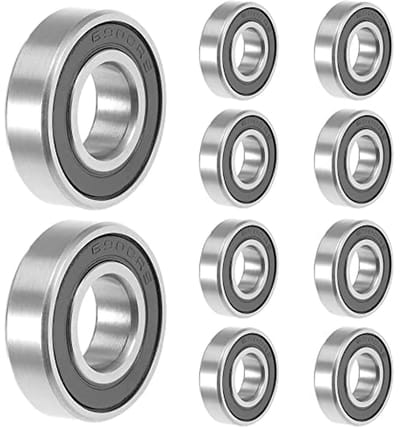 10 Stuks 10 mm x 22 mm x 6 mm Kogellagers met Rubber Seals voor Inline Skaten