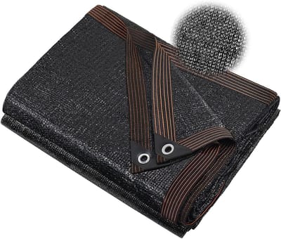 90% Schaduwdoek voor Kassen - 2 x 6 m Zonbescherming voor Tuin, Pergola en Planten
