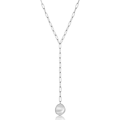 Crush Disc Y Necklace L