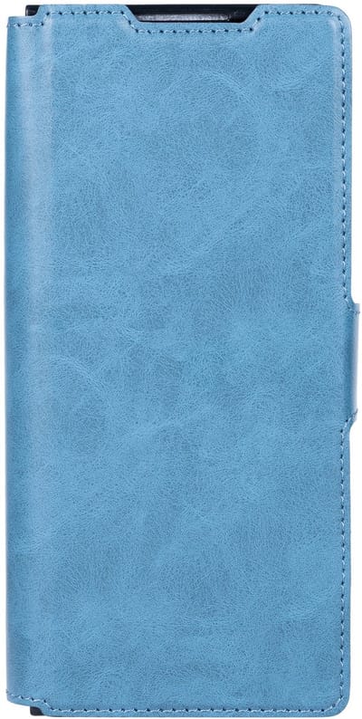 Rixus Wallet Case With Pen Holder For Samsung Galaxy Z Fold6 Sierra Blue