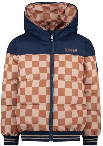 B.Nosy - Jace B.Nosy boys jacket - Sand blocks - Maat 104