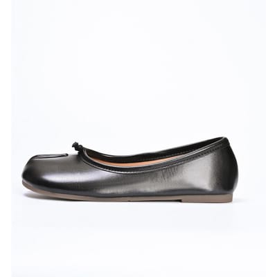 Tabi Ninja Schoenen Dames Microvezel Leer Comfortabele Flats Split Toe Slippers Zachte Bodem Loafers Slipper Dames Trotter Mocassins 38 gray