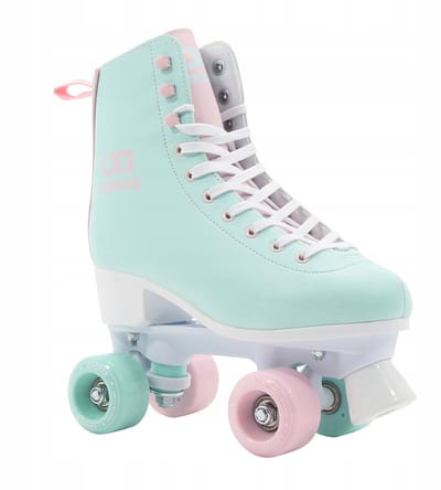 Croxer Lea Retro Skates Mint/Roze Maat 39 - Comfort & Stijl
