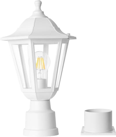 Buitenpaallamp met Pierhouder - Waterdichte Stanglamp met E26-fitting voor Tuin, Terras en Pad