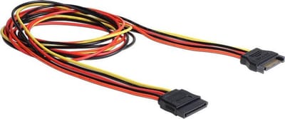 DeLOCK 1m SATA 1m SATA 15-pin SATA 15-pin Multi kleuren SATA-kabel