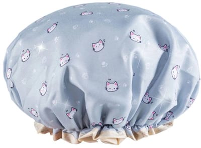 Douchemuts - Douche kap - Katten - Poezen - Haar drooghouden - Shower Cap - Dikke stof - Waterdicht - Vrolijke print - Jonyx