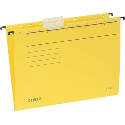 Leitz Alpha Hangmap A4 Geel - Documentorganizer