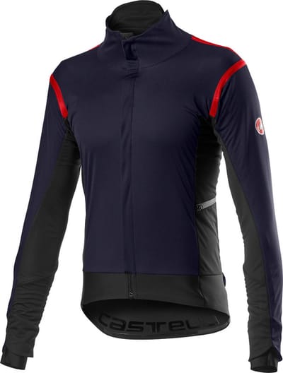 Castelli Fietsjack Lange mouwen Rain or Shine Heren Blauw - Alpha RoS 2 Jacket Savile Blue - S