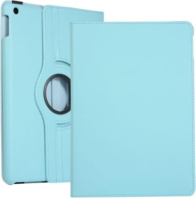 Tablethoes Geschikt voor: Samsung Galaxy Tab A7 Lite 8.7 inch (2021) hoesje 360° draaibaar (licht blauw)