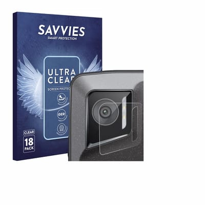 Savvies - Screenprotector voor Crosscall Stellar M6E (ALLEEN Camera Lens) - Folie Beschermfolie transparant 18 Stuks