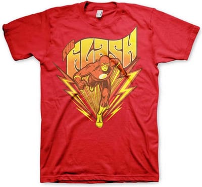 DC Comics The Flash Heren Tshirt -XL- Classic Rood