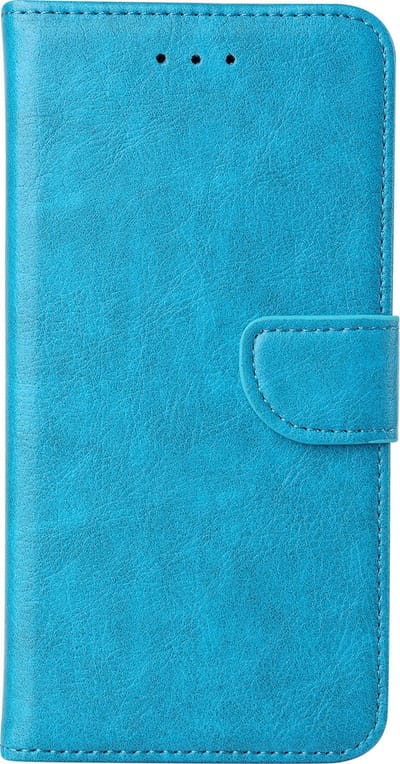 Hoesje Geschikt Voor Samsung Galaxy A03S Hoesje Blauw - Hoesje Geschikt Voor Samsung Galaxy A03S book case met Pasjeshouder - portemonee hoesje