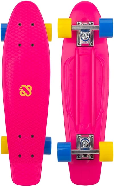 Nijdam FlipGrip Skateboard - Punky Power - Fuchsia