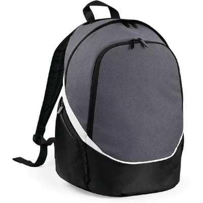 Quadra Pro Team Backpack QS255 Zwart Grijs Wit