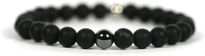 IbizaMen - matte onyx - hematiet - 8mm - 20cm