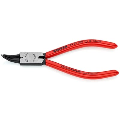 Knipex 44 31 J02 Precisie-borgveertang Geschikt voor borgringen Binnenringen 8-13 mm Puntvorm 45° gebogen